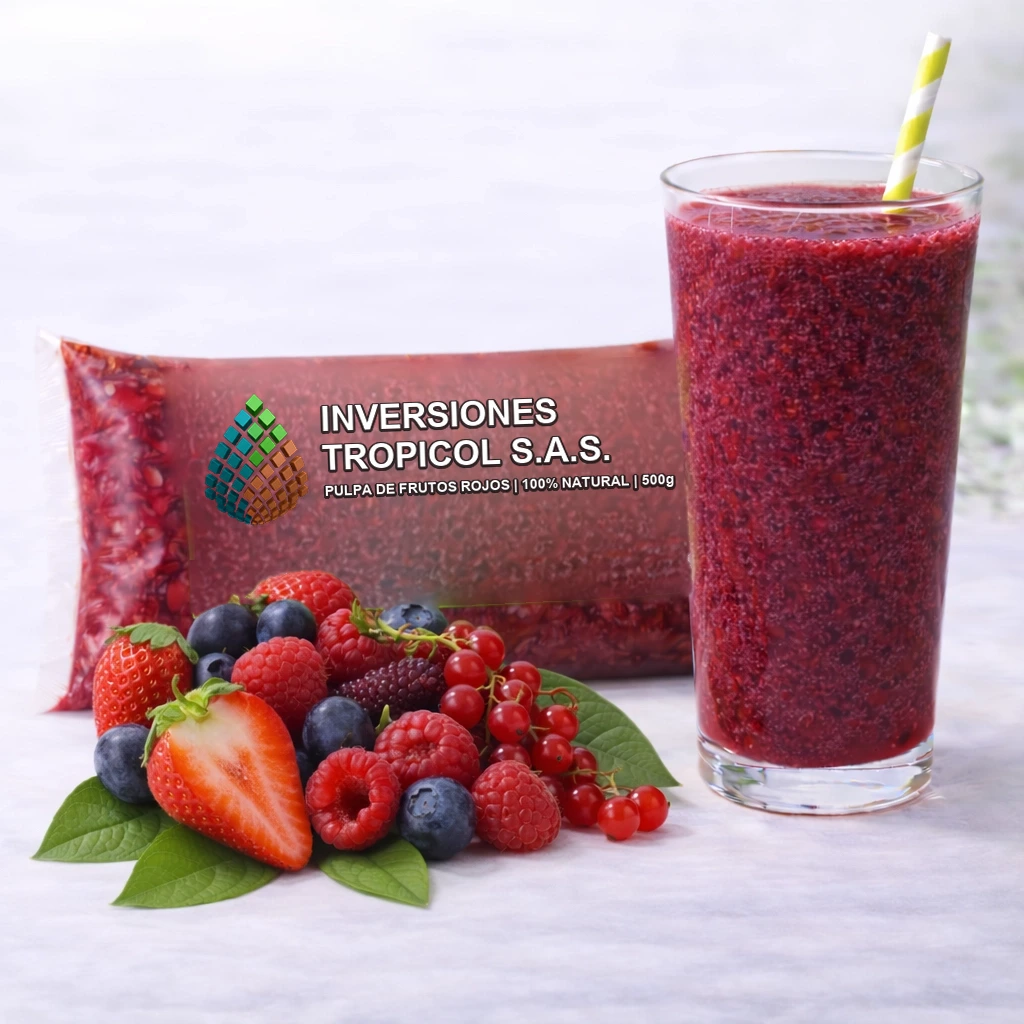 Pulpa Frutos Rojos Inversiones Tropicol