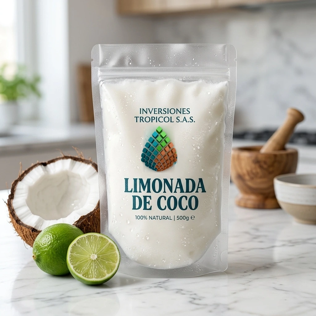Pulpa de Limonada de Coco Inversiones Tropicol