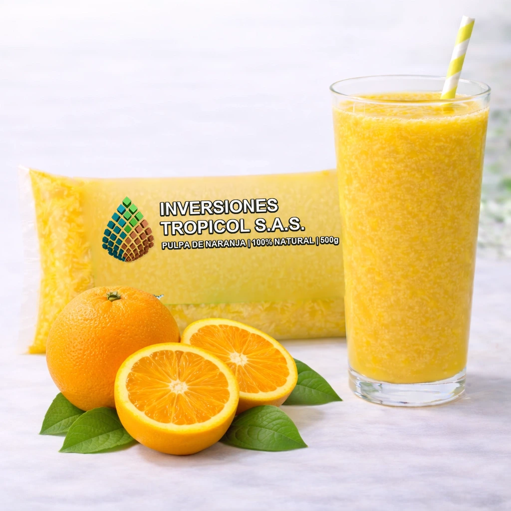 Pulpa de Naranja Inversiones Tropicol
