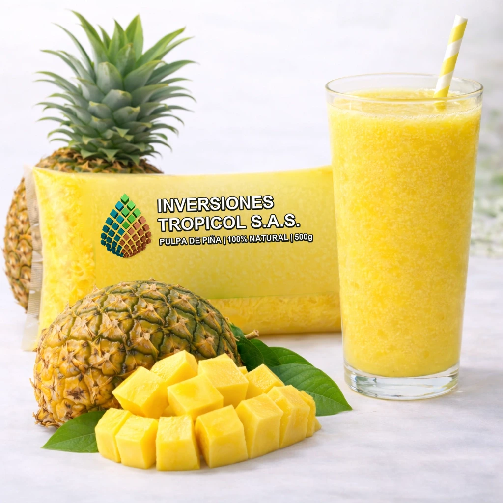 Pulpa de Piña Oro Miel Inversiones Tropicol