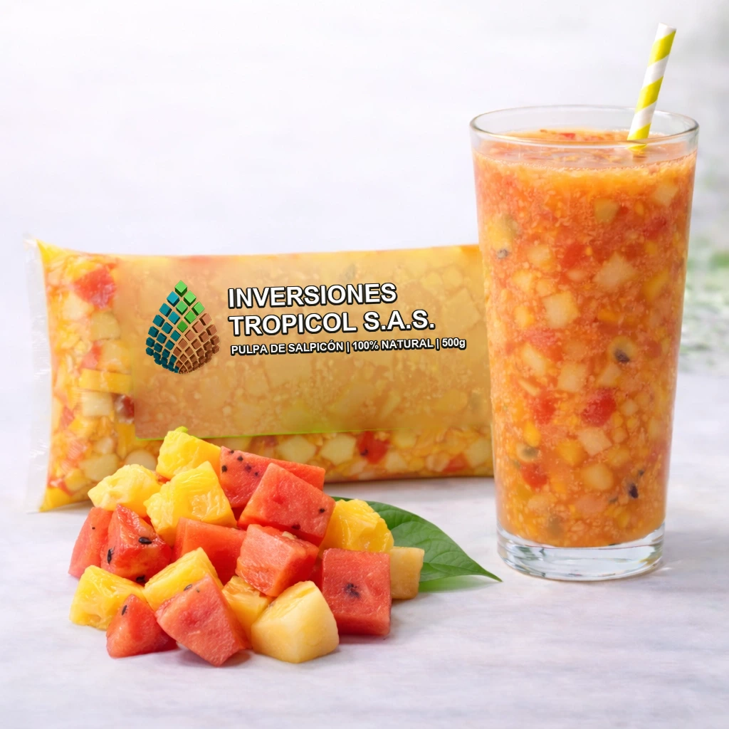 Pulpa Tropical Salpicón Inversiones Tropicol
